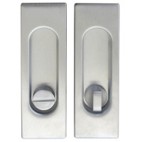 Ручка для розсувних дверей Fimet 3663ac F05 матовий хром комплект (33288)