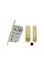 AGB Art. B029235003 KIT C Ручка для розсувних дверей + механізм WC латунь (B019055010) (455)