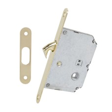 Механізм з відповідною планкою для розсувних дверей RDA 4120 PB полірована латунь (36181)