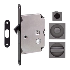 Ручка для розсувних дверей Fimet 3667R антрацит (комплект wc) (50267)