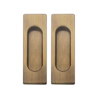 Ручка для розсувних дверей Fimet 3663AC F03 матова бронза комплект (33287)