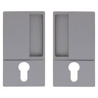 Ручка для міжкімнатних дверей AGB WAVE B300030001 під WC, нікель матовий брошований