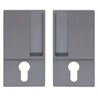 Ручка для міжкімнатних дверей AGB WAVE B300030032 під циліндр, хром матовий брошований