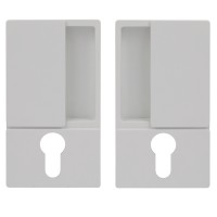 Ручка для міжкімнатних дверей AGB WAVE B3000300FM під циліндр, білий матовий