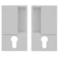 Ручка для міжкімнатних дверей AGB WAVE B3000300FM під циліндр, білий матовий