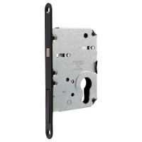 Механізм для розсувних дверей AGB Scivolla Tre CLASS B089825093 під циліндр, чорний матовий