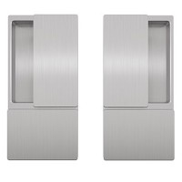 Ручка для міжкімнатних дверей AGB WAVE B300000032 брашований хром матовий