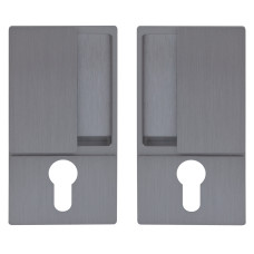 Ручка для розсувних дверей AGB WAVE B300030132 під циліндр, хром матовий брошований