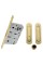 AGB Art. B029235003 KIT C Ручка для розсувних дверей + механізм WC латунь (B019055010) (455)