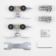 Розсувна система VILLES 2281 для 1 дверей, 80 кг, з нижнім обмежувачем, сталь нержавіюча