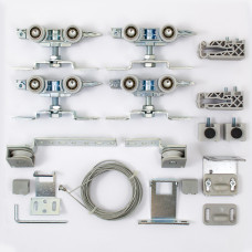  Комплект для синхронного та телескопічного відчинення дерев'яних подвійних дверей VILLES 5770