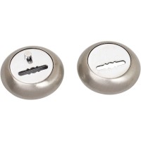 Комплект накладок Protect R-59 під сувальдний ключ хром/матовий нікель(39894)