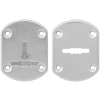 Комплект декоративних накладок Protect PT-917 під сувальдний ключ матовий хром (40175)