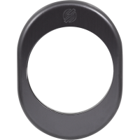 Декоративна накладка для броненакладки Securemme 4300KF5 овальна d46 чорний (55367)