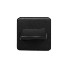 Поворотна квадратна ручка до засувки Protect чорна 