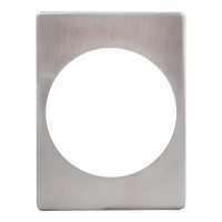 Декоративна накладка Protect для броненакладки 60X80mm d50 WSC браш мат хром