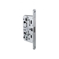 AGB Art. B051015034 Механізм для міжкімнатних дверей Mediana Polaris Patent з ключем матовий хром 90мм (26340)