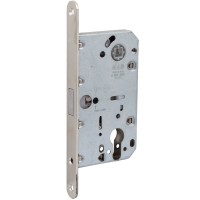 Замок для міжкімнатних дверей AGB B061035013 Mediana Polaris під циліндр 85 мм сатин нікель