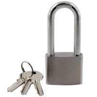 Замок навісний Comit 50 мм відкритий, нержавіюча сталь (амбарний) 3 кл