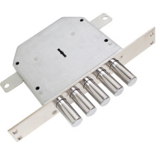 Замок для вхідних дверей 5-ригелів Mottura 50798D5 правобічний (36651)