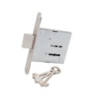 Врізний сувальдний замок для вхідних дверей Bruno 755F (33969)