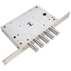 Замок для вхідних дверей 5-ригелів Mottura 52782DM2854 (TSBM) (322)