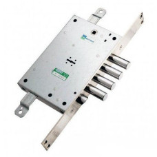 Mottura Art. 52771DM8Z54CR замок 4-ригеля з засувкою, під тяги з хром накладки (5159)