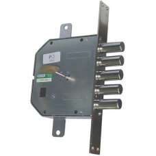 Замок Mottura Art. 50798D5 5-ригелів, 5 ключ хром (48351)