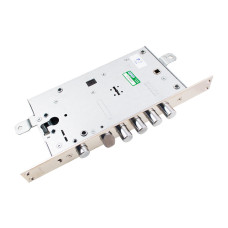 Mottura Art. 54797TBDR54CR замок 4-ригеля з засувкою і допом замком під євроциліндр з хромовані накладки (5491)