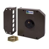 Замок для вхідних дверей 5-ти ригельний Mottura Art. 20500VS під сувальдний ключ 5 шт 6 см бронза, лівий