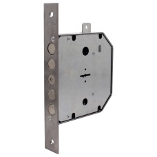 Врізний сувальдний замок BRUNO BR-3.2 лівий 5 ключів, нікель