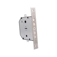 Врізний замок сувальдний BRUNO BR-3.2 правий 5 ключів, нікель