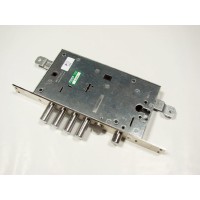 Замок для вхідних дверей 4-x ригеля з засувкою і допоміжним замком під євроциліндр Mottura 54797TBSR54 (2510)