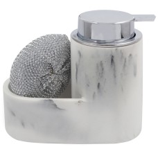 Дозатор рідкого мила з відділенням для губки 