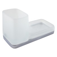 Мильниця зі склянкою 