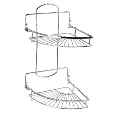 Полиця-сітка подвійна кутова 