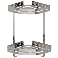 Полиця-сітка кутова подвійна 