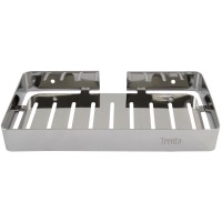 Полиця-сітка одинарна прямокутна, нержавіюча сталь 