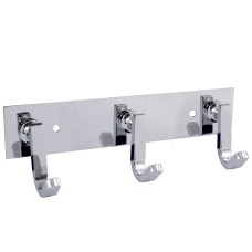 Вішалка 3 гачки на планці 