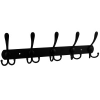 Вішалка 5 подвійних гачків на планці 