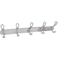 Вішалка 5 фігурних гачків на планці 