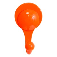 Одинарний пластиковий гачок 