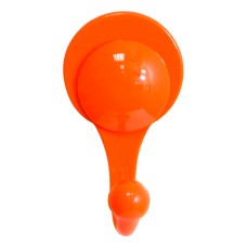 Одинарний пластиковий гачок 