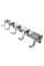 Вішалка 5 гачків на планці 