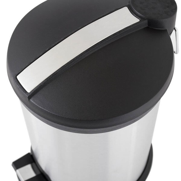 Відро для сміття з педаллю з пластиковою кришкою 