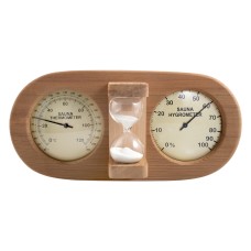 Термометр-гігрометр з пісковим годинником 