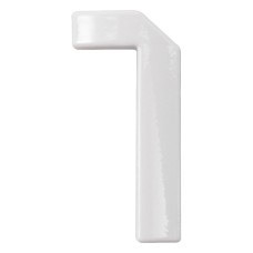 Arino Цифра №1 пластик біла