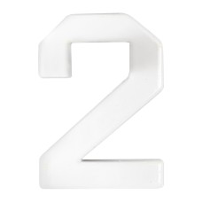Arino Цифра №2 пластик біла