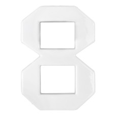 Arino Цифра №8 пластик біла