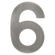 Arino Цифра №6 нержавіюча сталь  (41x23x17)  